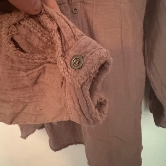 Free People Summer Daydream Button Down Top – New - Picture 6 of 10